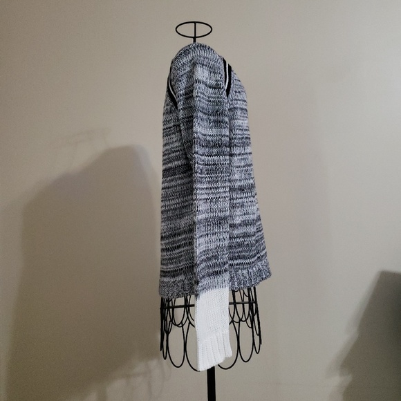 Lilla P Marled Cashmere Blend Sweater Stretch - Picture 3 of 6